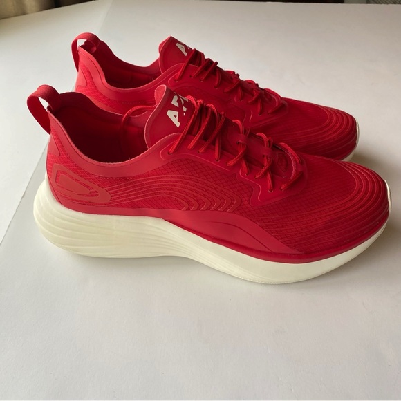APL Athletic Propulsion Labs Streamline Red White Running Sneakers 10.5 mens - Picture 8 of 12